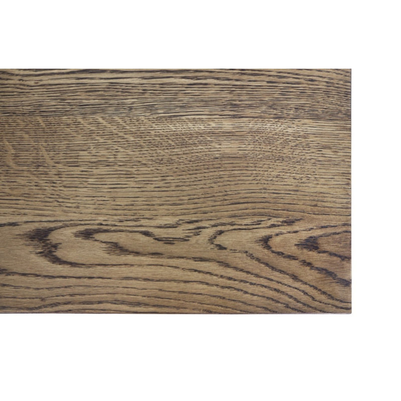 Kastle 86'' Solid Wood Dining Table with Metal Legs
