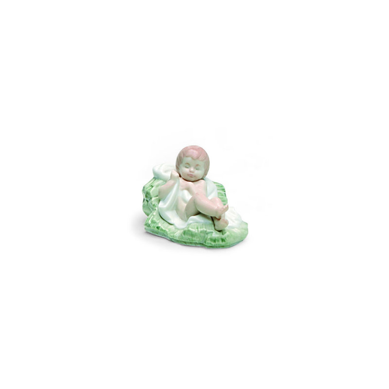 Lladró Glossy Porcelain Baby Jesus Nativity Figurine