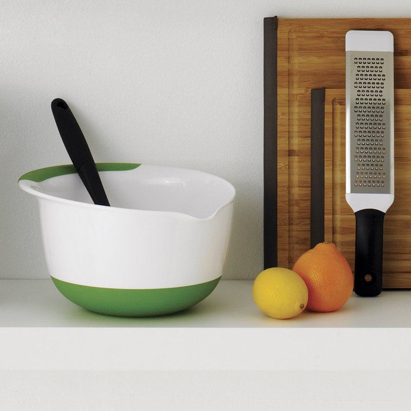 Good Grips 3-Piece White and Multicolor Mixing Bowl Set