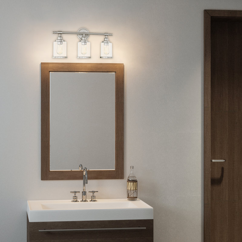 Alford 3-Light Brushed Nickel Dimmable Vanity Sconce