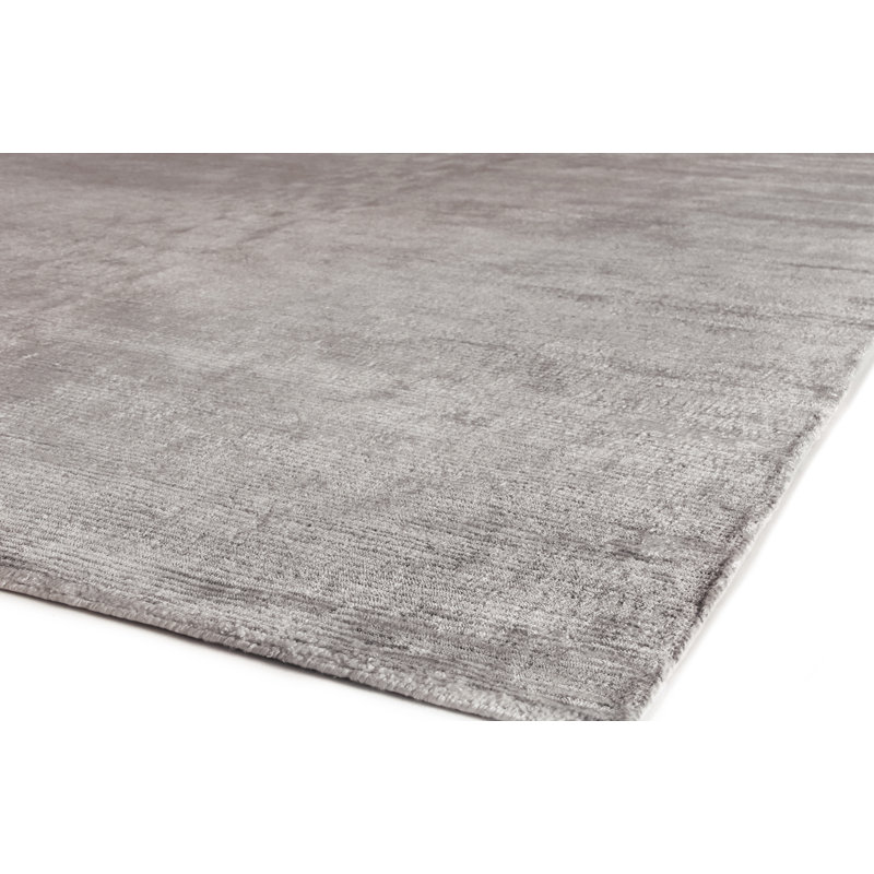 Tessa Hand-Knotted Silver Sheen 10' x 14' Viscose Rug