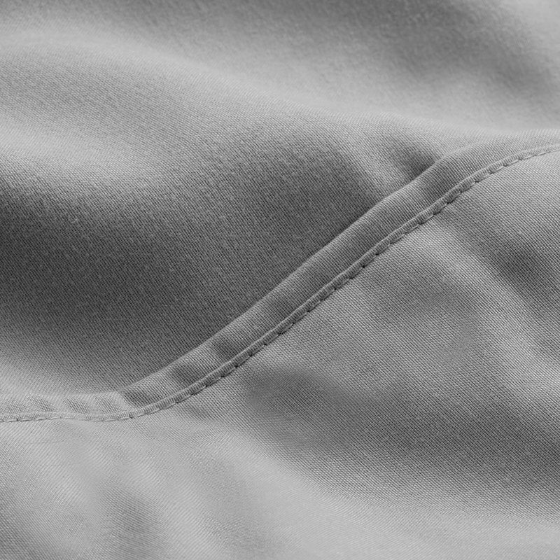 Light Gray Cotton Hypoallergenic Standard Pillowcases Set of 4