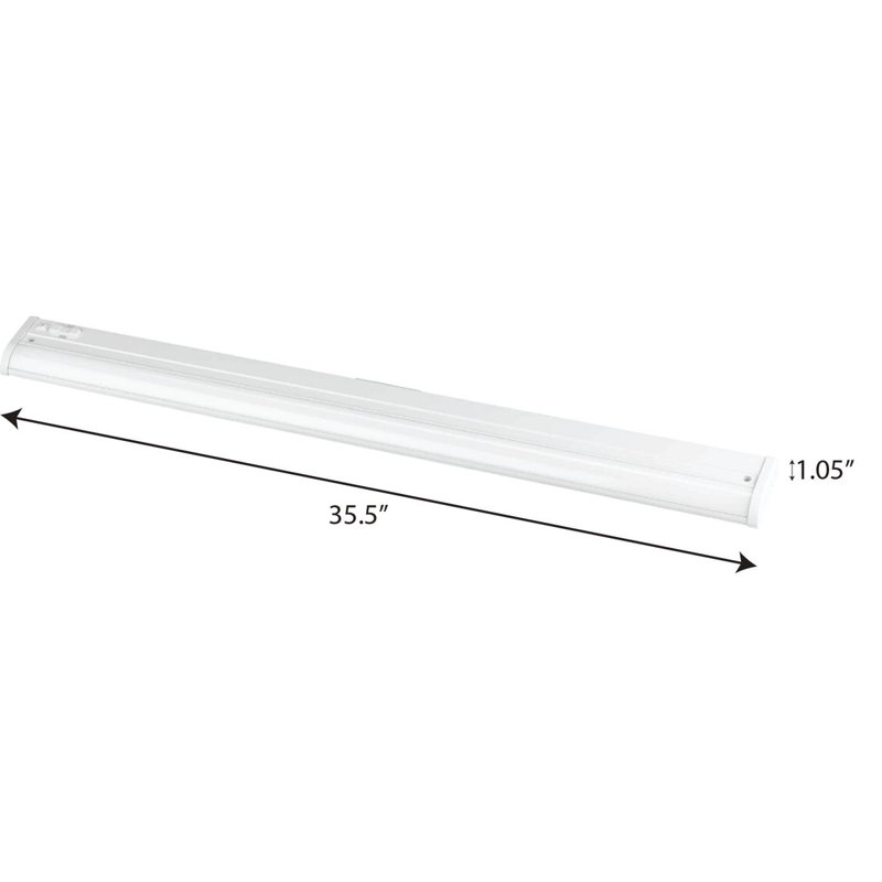 36-Inch White LED Under Cabinet Light with 5-CCT Selectable