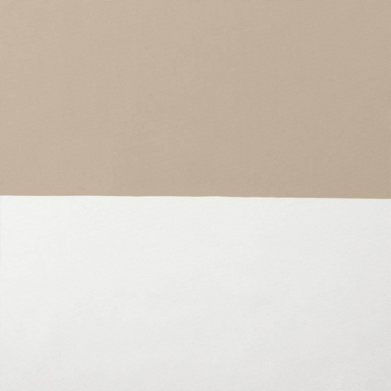 Taupe Stripe Polyester Light-Filtering Grommet Curtain Panels, 54" x 84"