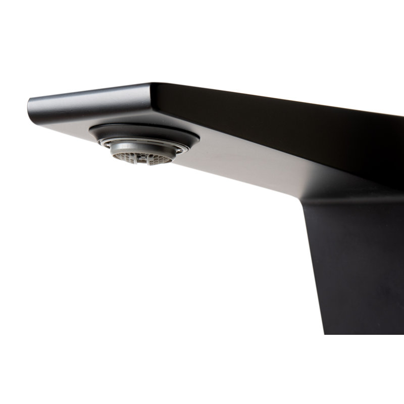 Matte Black Tall Single-Handle Bathroom Faucet