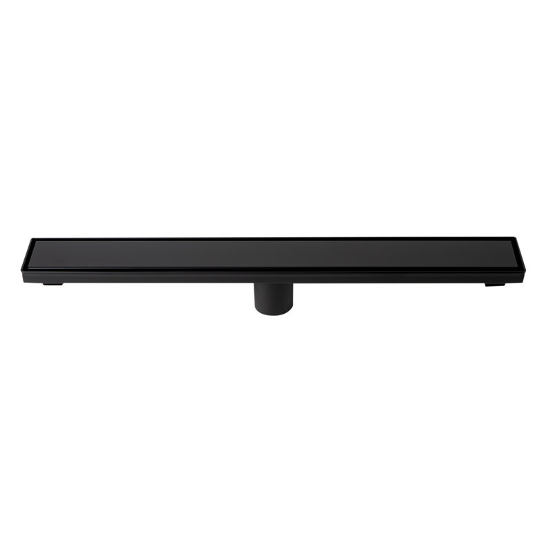 24'' Black Matte Stainless Steel Linear Shower Drain