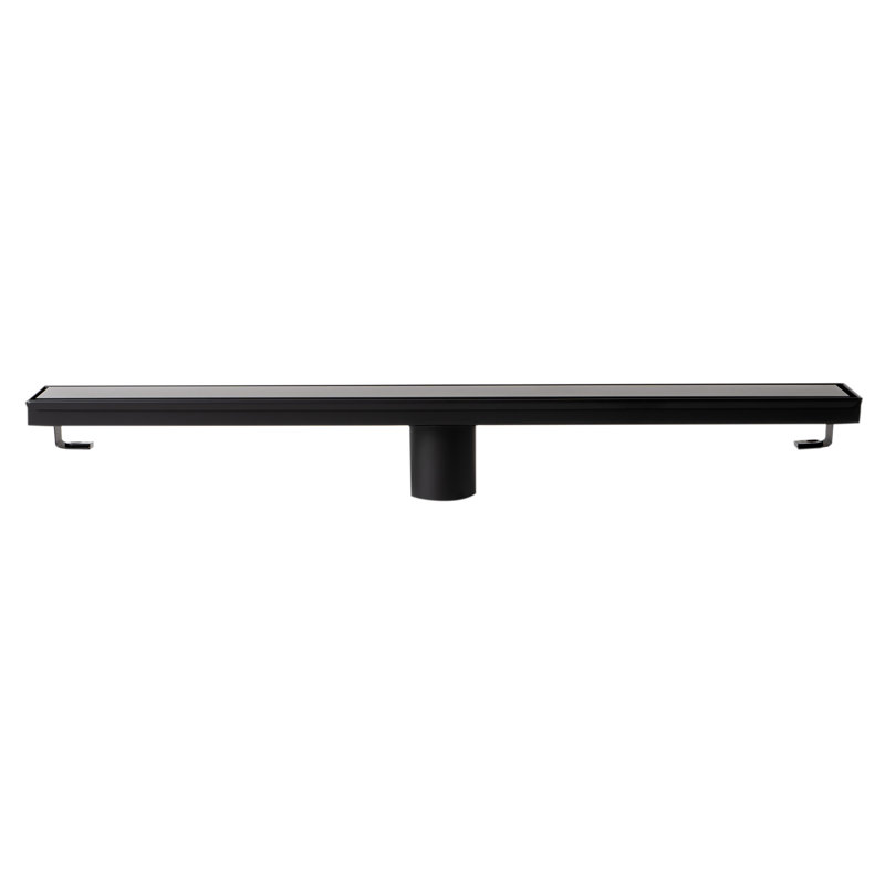 24'' Black Matte Stainless Steel Linear Shower Drain