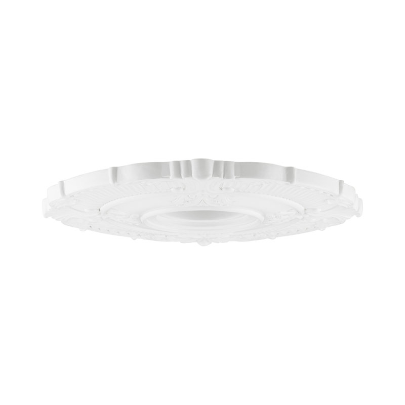Buckingham White Polyurethane Foam Ornate Ceiling Medallion