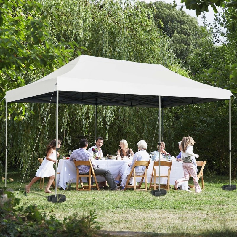 Black Plastic Water-Filled Weight Plates for Canopy Tent