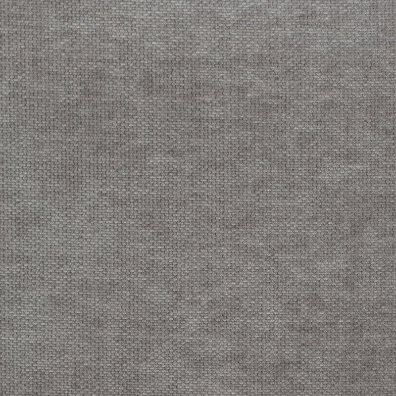 Luxe Gray Polyester 2-Piece L-Shaped Sectional with Square Arms