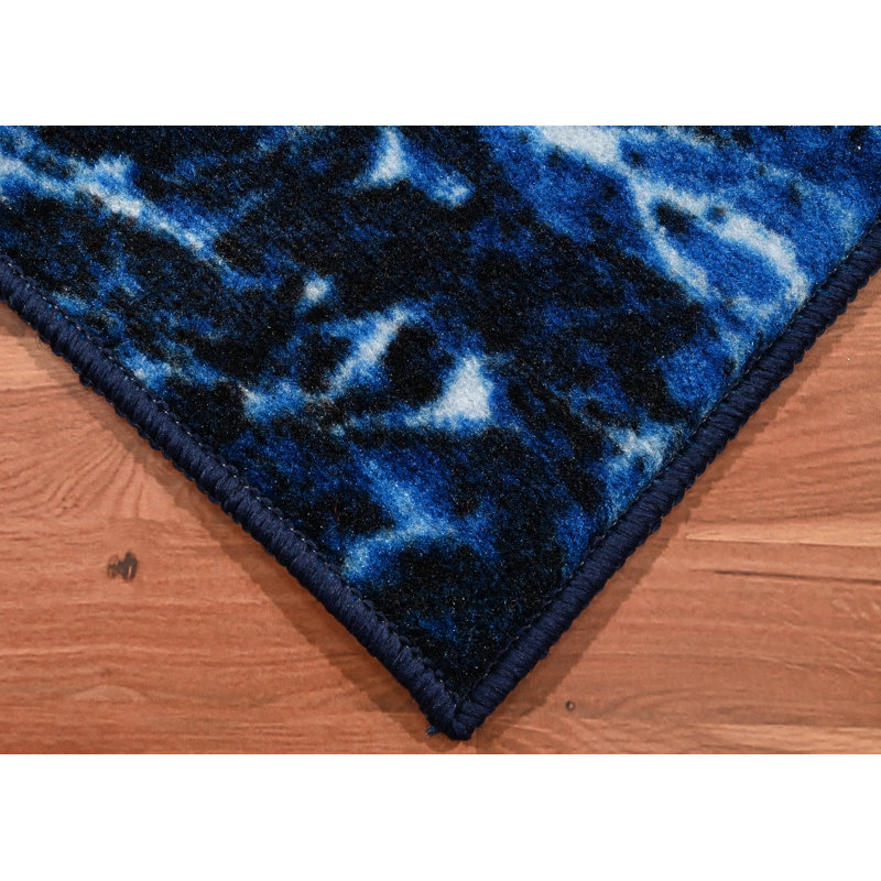 Aqua Elements Camouflage 4' x 6' Tufted Synthetic Area Rug
