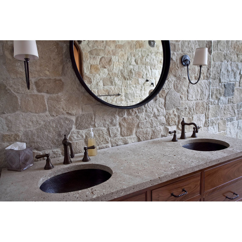 Elegant English Bronze Widespread Lavatory Faucet with Classic Lever Handles