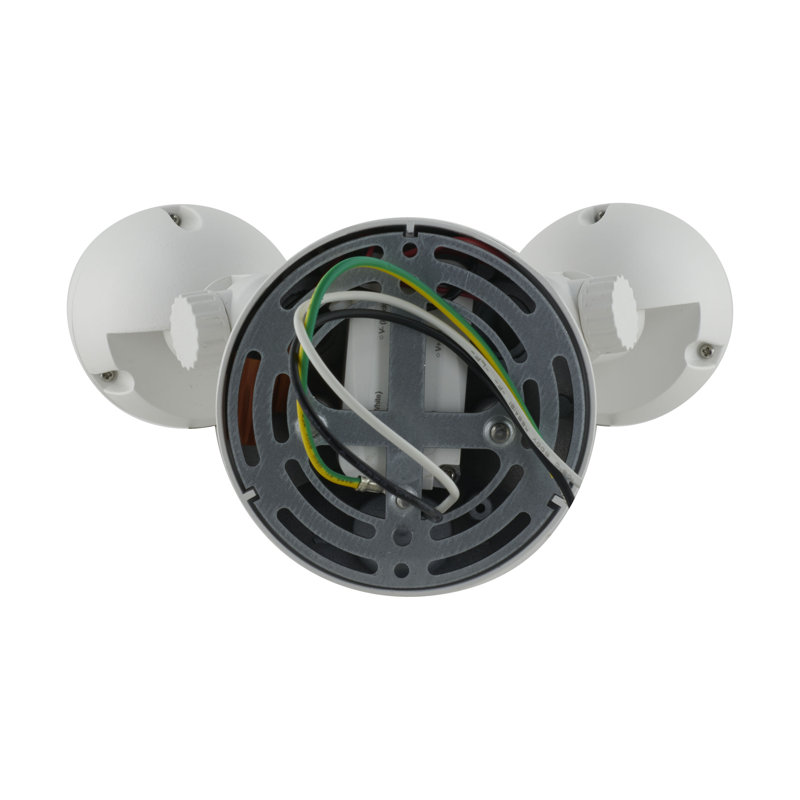 Nuvo Dual-Head White LED Security Flood Light with Motion Sensor