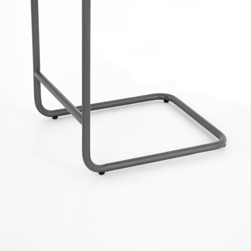 Grover 40" Brown Wicker and Iron Counter Stool