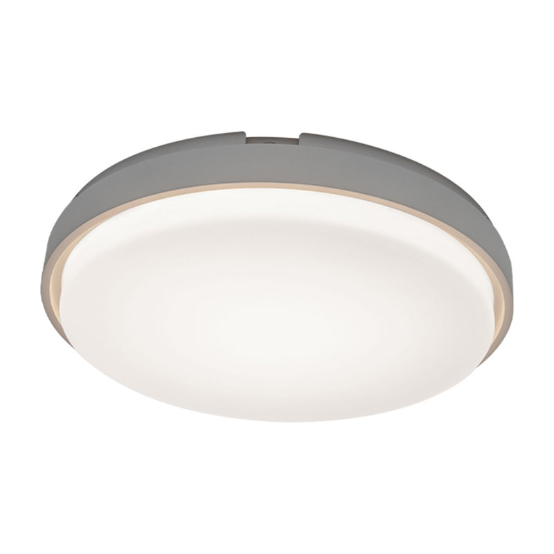 Zenith 15" Frosted Glass LED Flush Mount Light