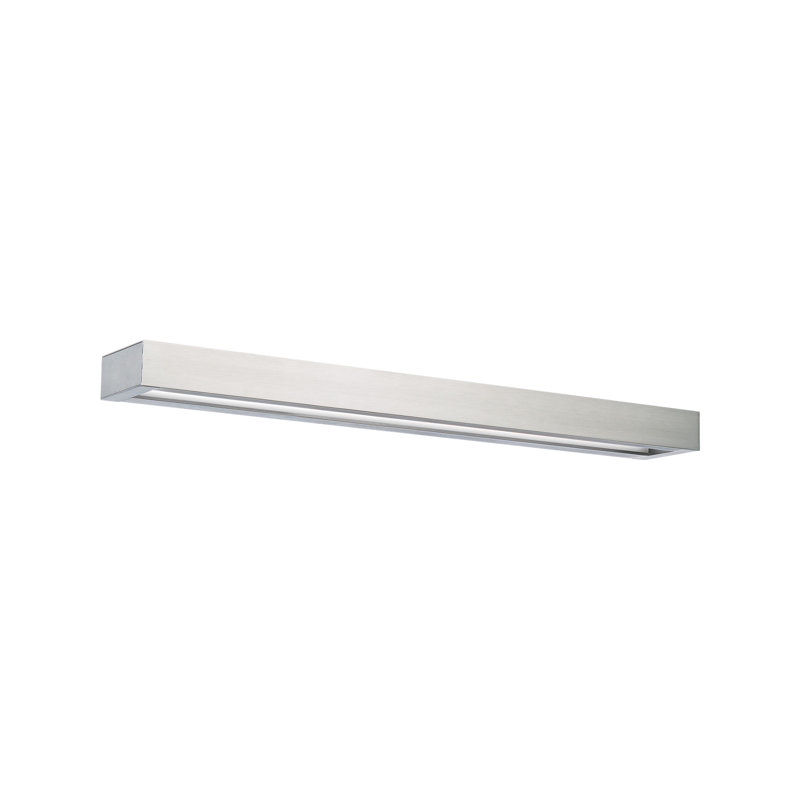 Brushed Nickel 27" Dimmable Outdoor LED Vanity Light