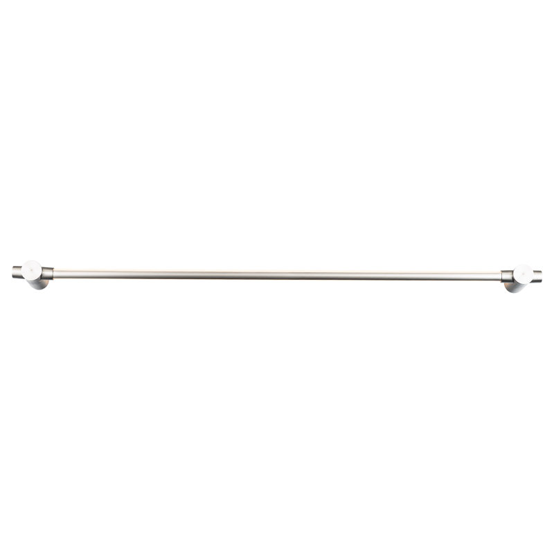 Cadence Brushed Nickel Outdoor Dimmable LED Bath Bar with Frosted Acrylic Diffuser