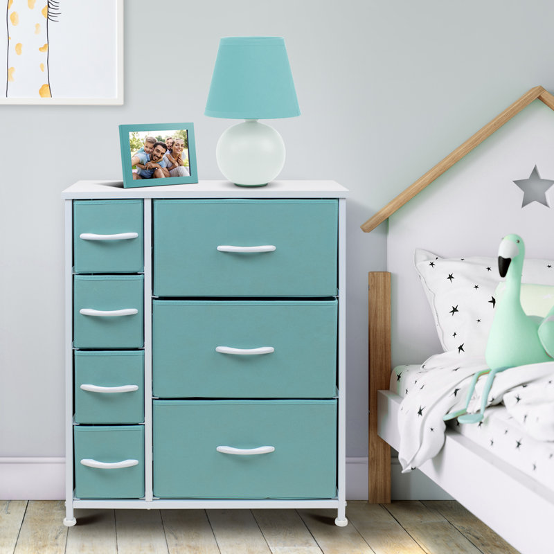 Aqua Delight Nursery Dresser with Extra Deep Drawer