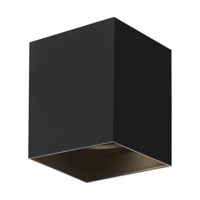 Matte Black LED Island Light with Integrated Bulb