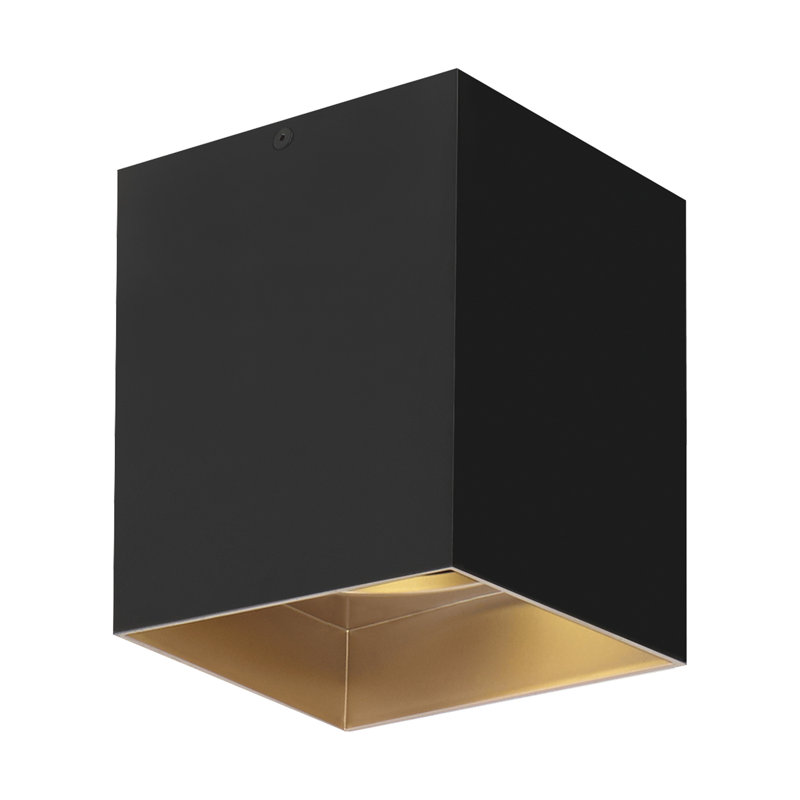 Matte Black LED Island Light with Integrated Bulb