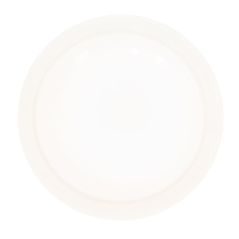 Craftsman Brown and White Glass 1-Light Schoolhouse Semi-Flush Mount