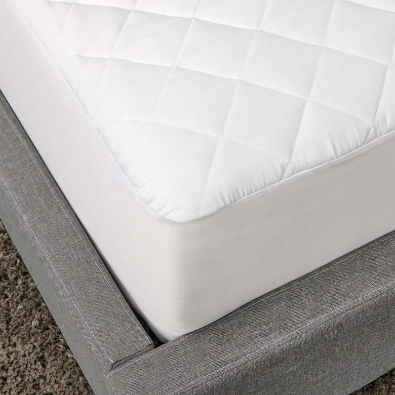 Sealy Twin 300 Thread-Count Luxury Cotton Down Alternative Mattress Pad