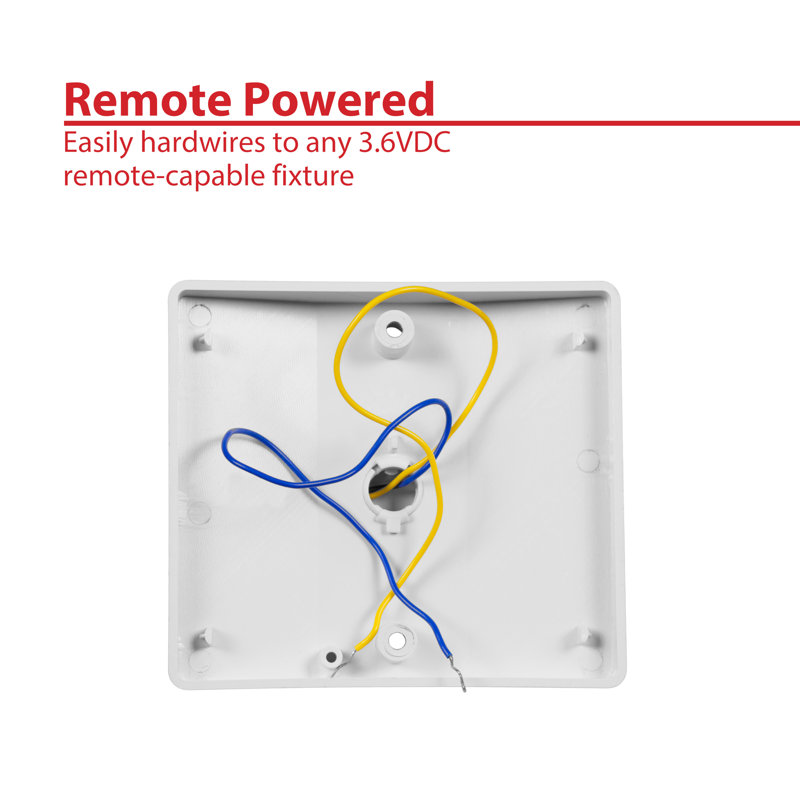 Sleek White Adjustable LED Wall Light with Remote Control