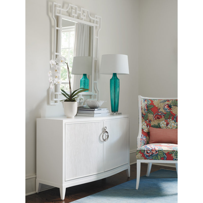 Transitional White Wood Rectangular Vanity Mirror