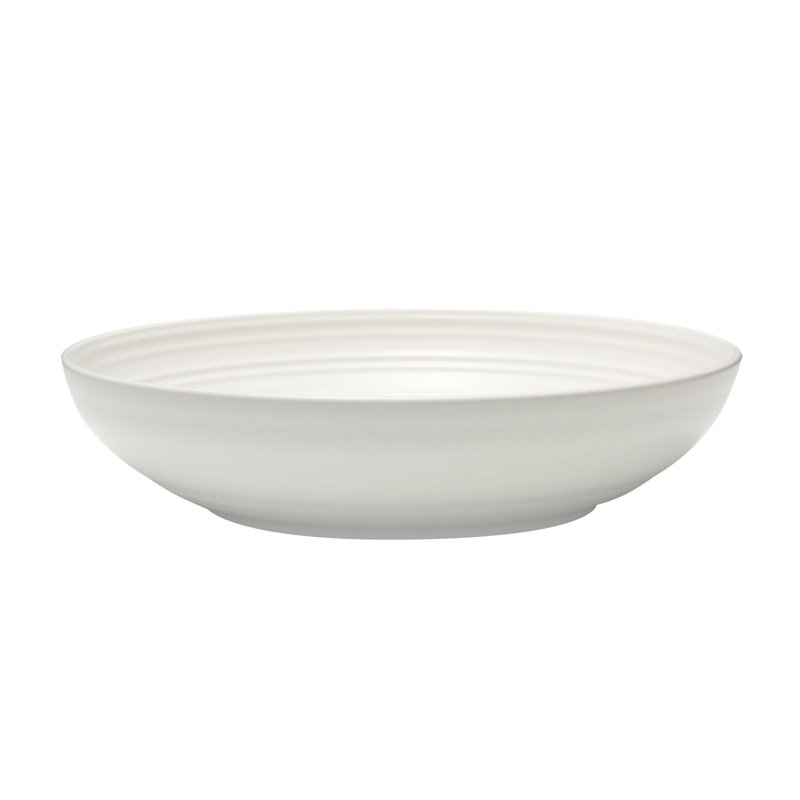White Ceramic Coupe Dinnerware Set for One