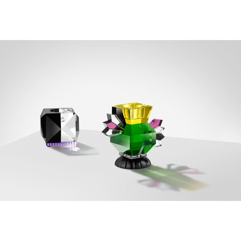Elegant Hand-Cut Crystal Tealight Candle Holder
