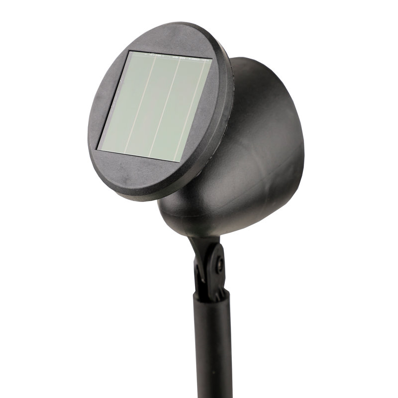 Black Solar Powered LED Pathway Light Set of 6