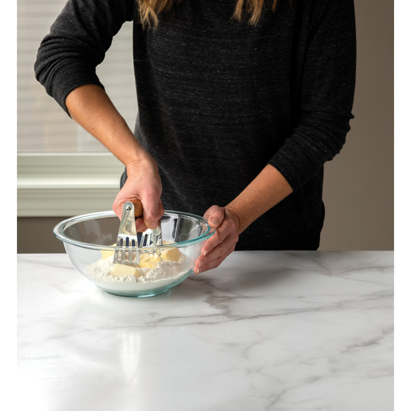 Beechwood Handle Stainless Steel Pastry Blender