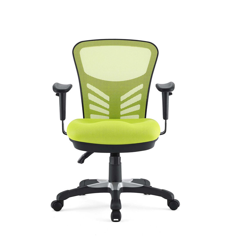 Green Mesh and Fabric Adjustable Task Office Chair