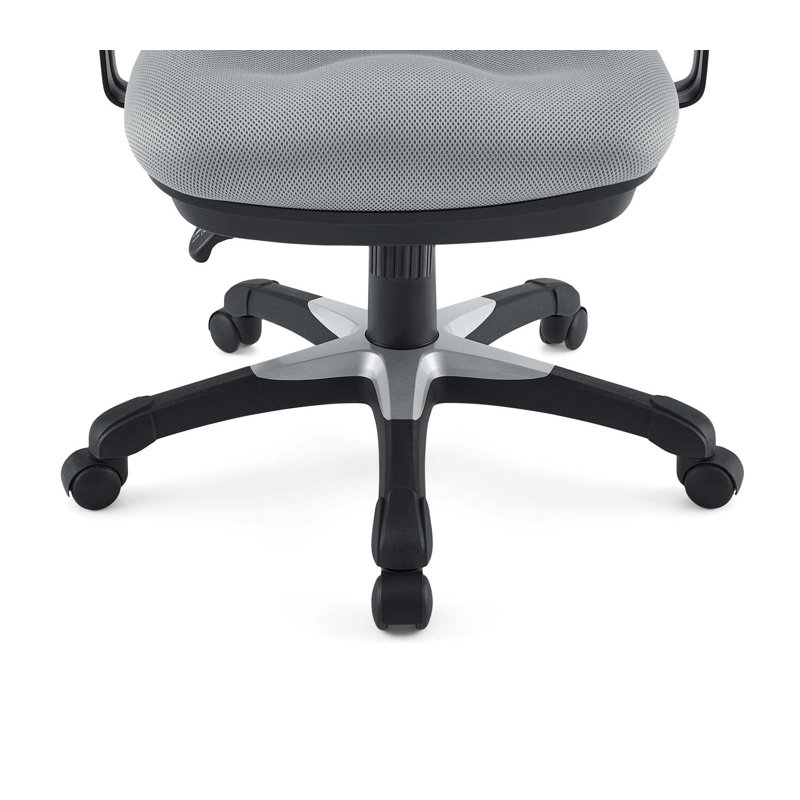 ErgoFlex Gray Mesh & Vinyl Adjustable Office Chair with Swivel