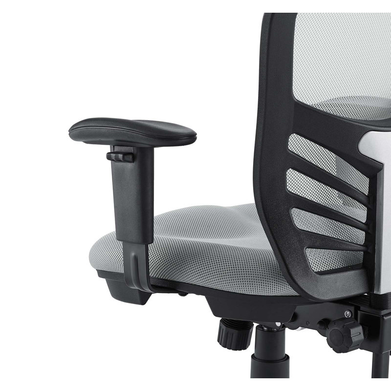 ErgoFlex Gray Mesh & Vinyl Adjustable Office Chair with Swivel