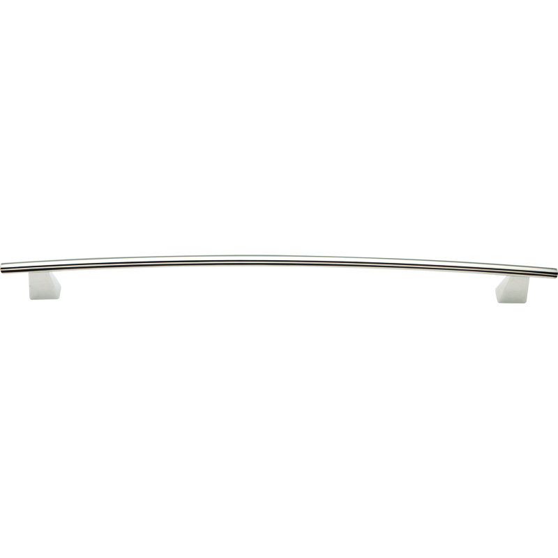 Polished Chrome Modern Bar Handle with Mounting Hardware