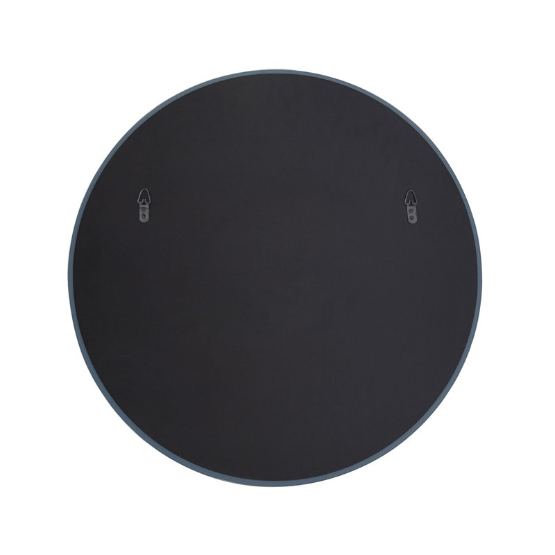 Elegant 12" Round Frameless Beveled Wall Mirror