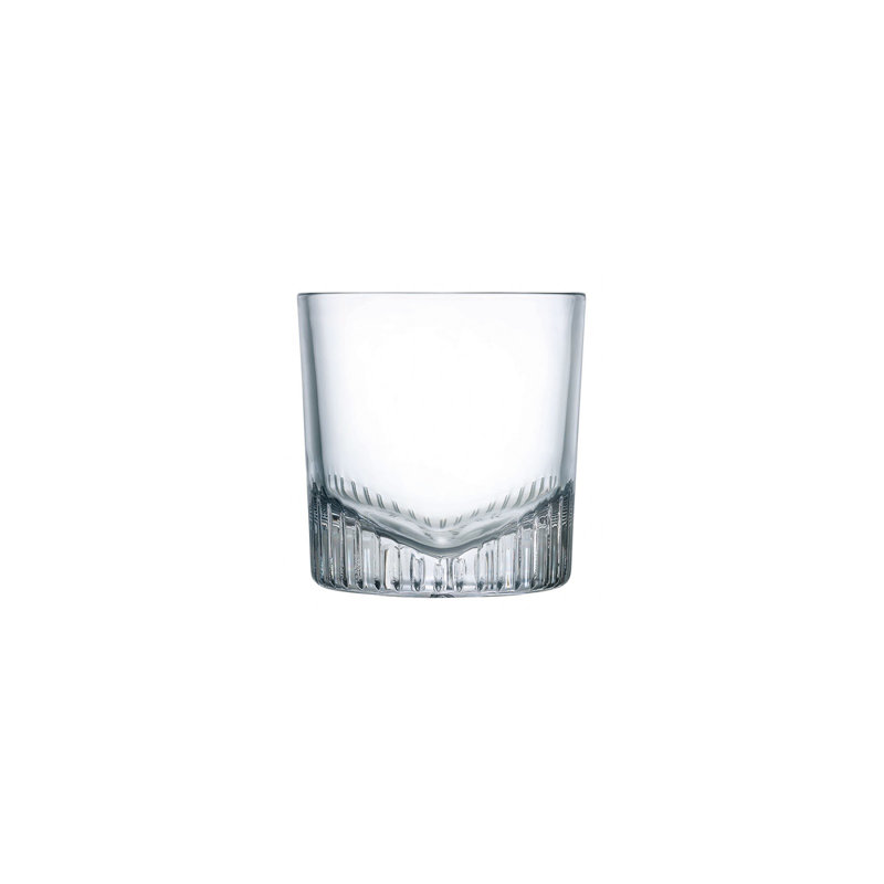 Caldera 11 oz. Clear Lead-Free Crystal Whiskey Glass Set