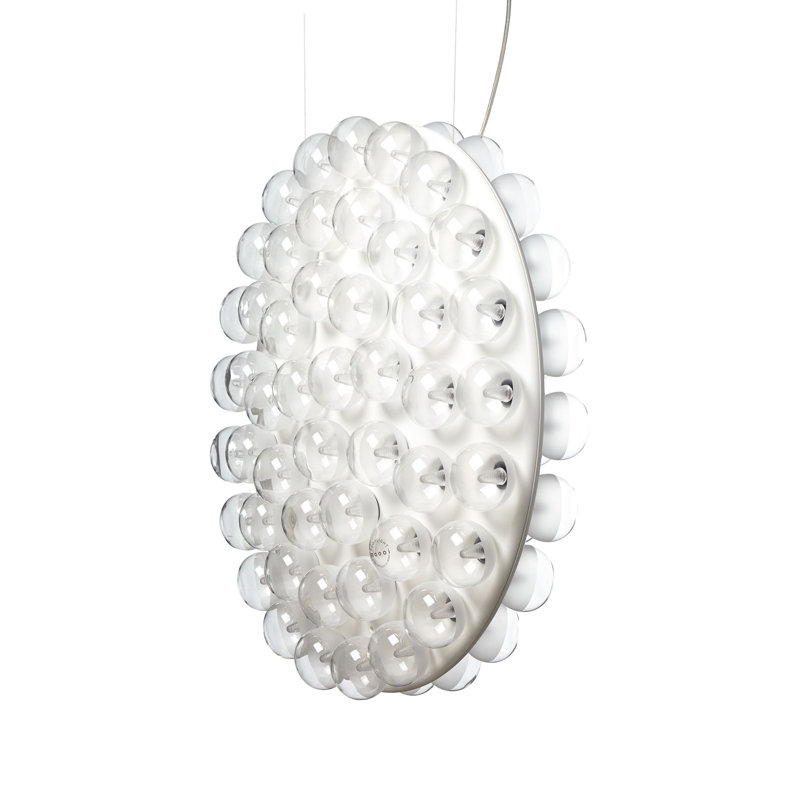 White LED Round Double Suspension Light