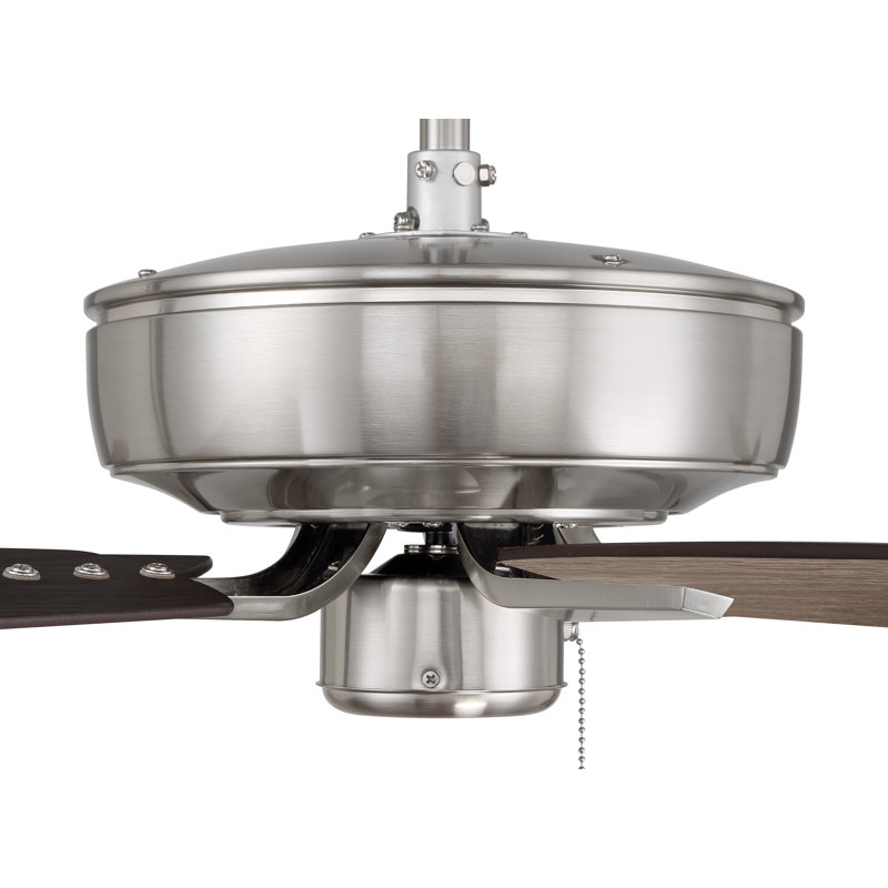 Pro Plus 52" Brushed Nickel Ceiling Fan with Driftwood Blades