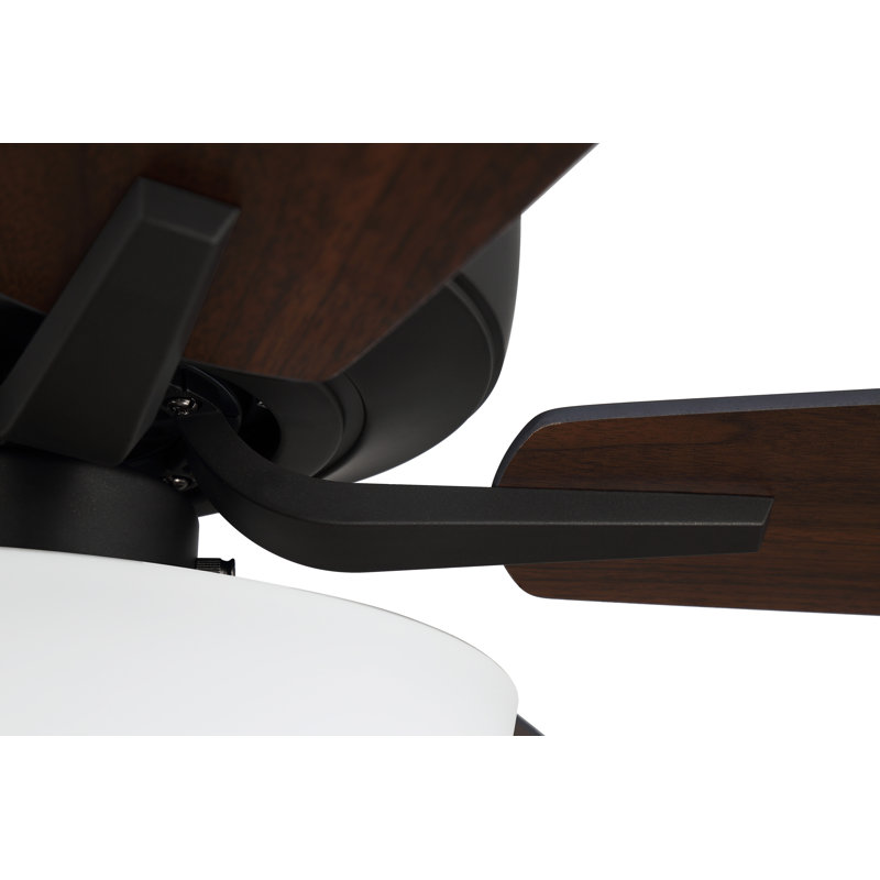 Espresso 52'' Ceiling Fan with Reversible MDF Blades and LED Light