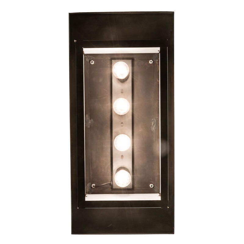 Brown Glass 30" Indoor/Outdoor Island Chandelier
