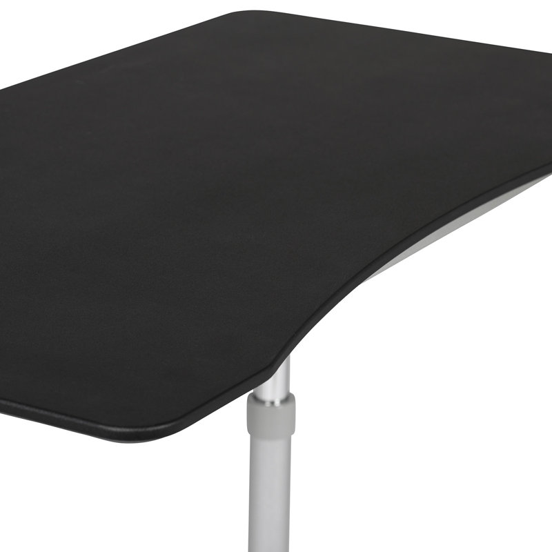 Sierra 42" Black and Silver Adjustable Metal Standing Desk