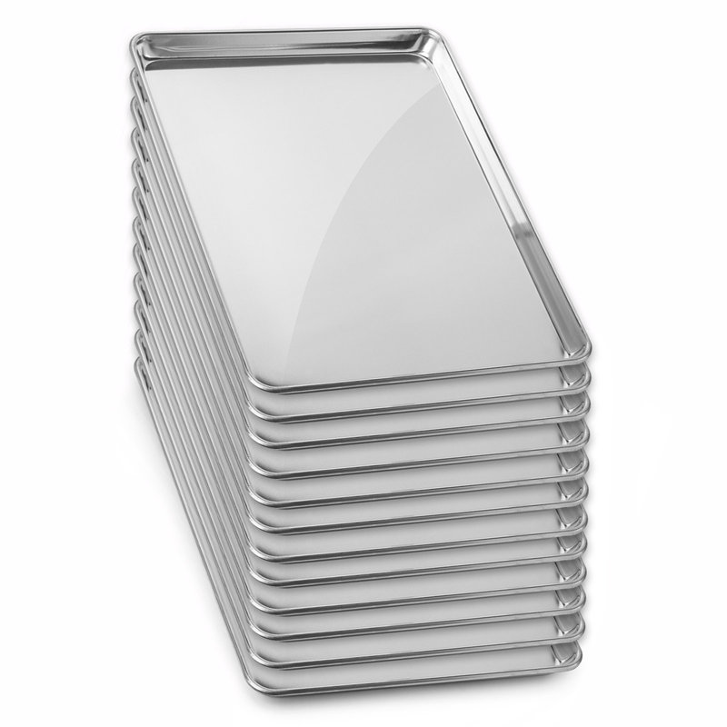 18" x 26" Commercial Aluminum Full Sheet Pan Set