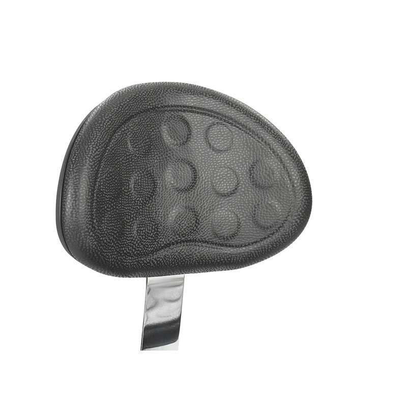 Adjustable Swivel Black Polyurethane Stool Backrest