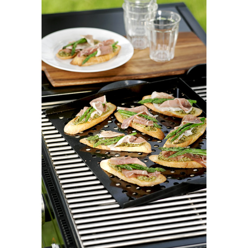Nonstick Black Steel Indoor/Outdoor Grill Topper