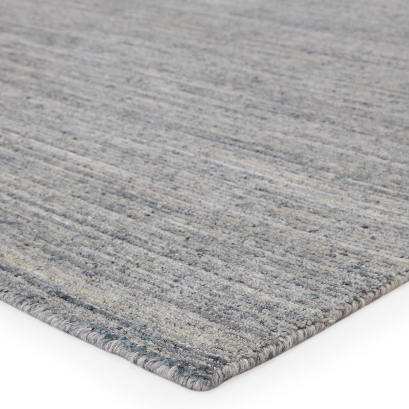 Vassa Blue and Gray Handmade Wool Rug