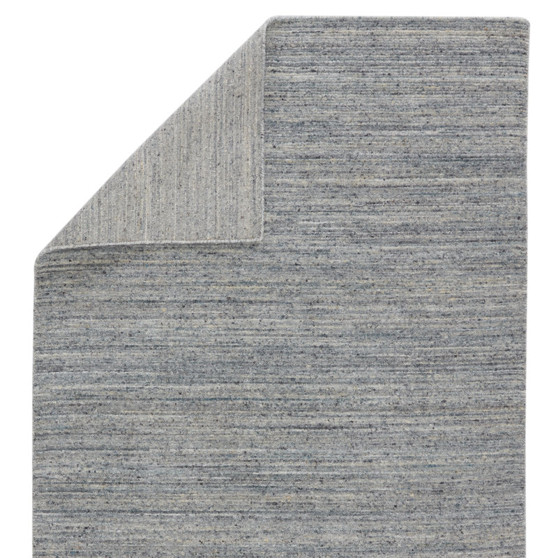 Vassa Blue and Gray Handmade Wool Rug