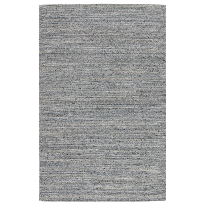 Vassa Blue and Gray Handmade Wool Rug