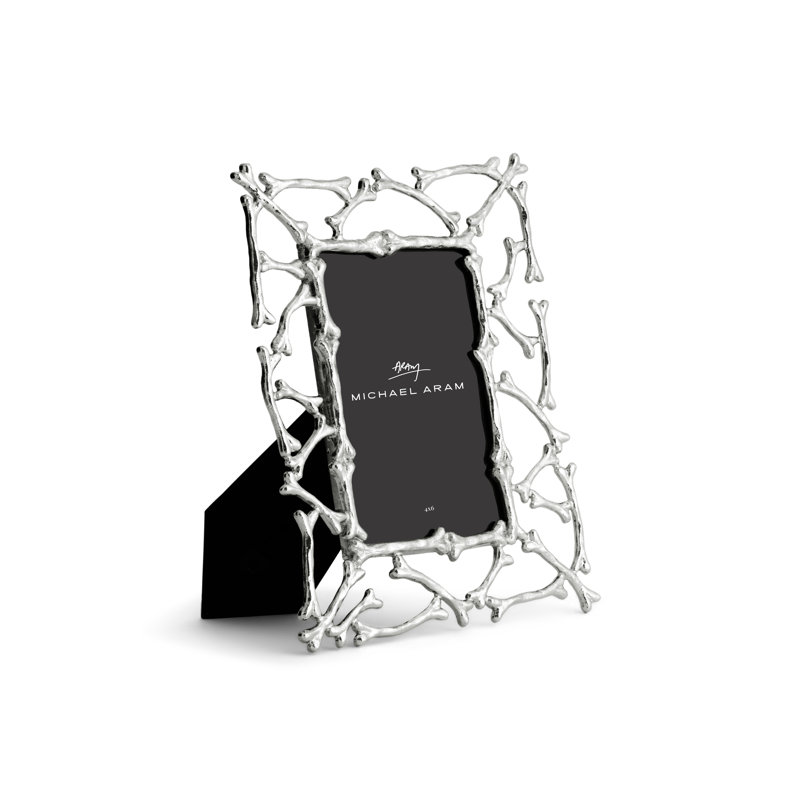 Michael Aram Silver Dog Bone Metal Picture Frame 4x6